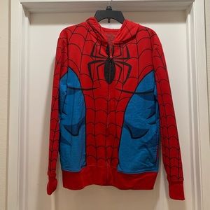 Spiderman zip up hoodie - Medium